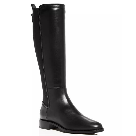 AQUATALIA NEW Nastia Riding Boot Black Weatherproof Leather Knee High Women's 6 - Picture 11 of 12